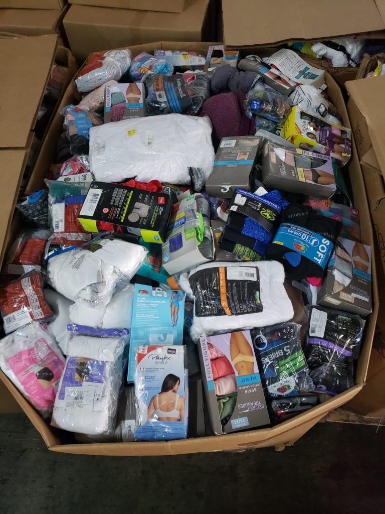 Bulk Female Underwear Pallets